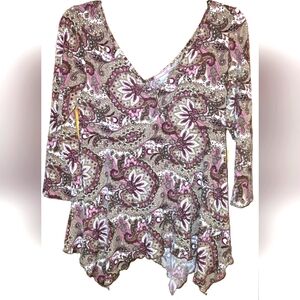 🔴 VOL. 1 | Y2K | Vintage | V-Neck Blouse